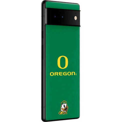 University of Oregon Yellow O with Text Google Pixel 6 Skin
